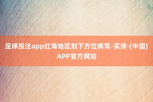 足球投注app红海地区刻下方位病笃-买球·(中国)APP官方网站