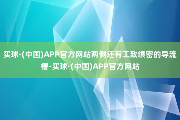 买球·(中国)APP官方网站两侧还有工致缜密的导流槽-买球·(中国)APP官方网站