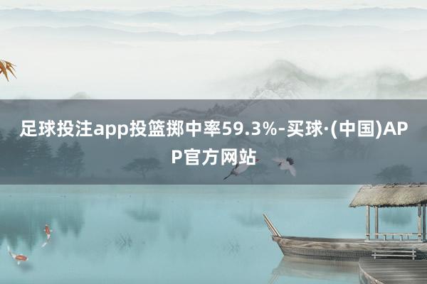 足球投注app投篮掷中率59.3%-买球·(中国)APP官方网站